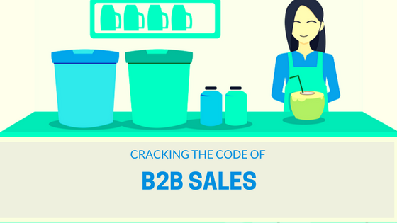 B2B sales - cracking the code to success header