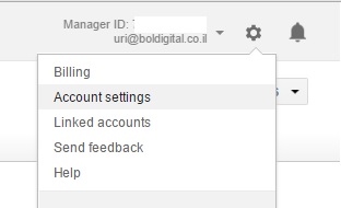 Google Adwords - Account Settings