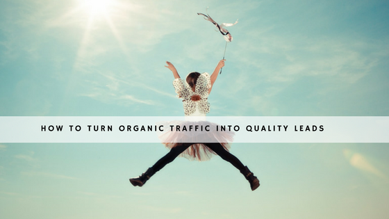 How to turn organic traffic into quality leads - header