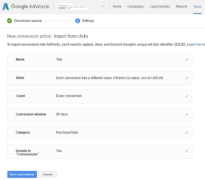 New Conversion Import