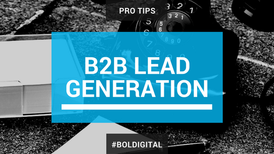 b2b lead generation header