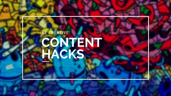 content marketing hacks header