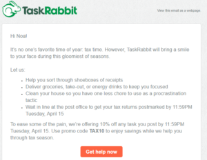 taskrabbit email
